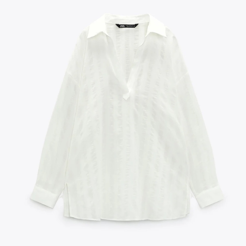 Zara 100% cotton Shirt - slightly oversized